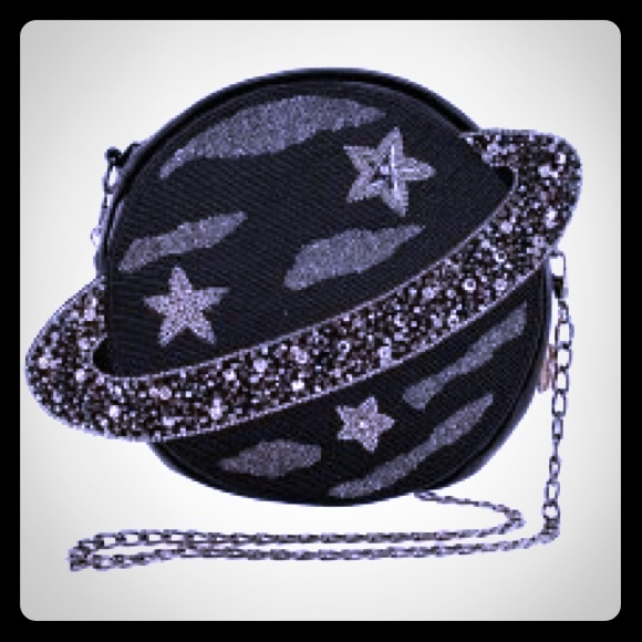 Mary Frances Handbags - Mary Frances Saturn Orbit Black leather bag Mary Frances Handbags - Mary Frances Saturn Orbit Black leather bag